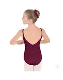 Body Danza Classica Donna con Spalline Sottili e Arricciatura | Abbigliamento Danza