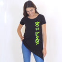 100% DANZA MAGLIA LUNGA ASIMMETRICA