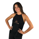 Top Danza Donna Nero “Find Your Balance”