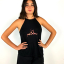Top Danza Donna Nero “Find Your Balance”
