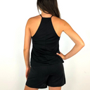Top Danza Donna Nero “Find Your Balance”