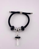 Bracciale con ballerina e cordino colorato – Gioiello danza per ballerine