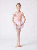 BODY DA DANZA CLASSICA BAMBINA CON GONNELLINO E FIOCCO