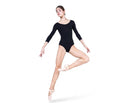 Body Danza Sansha Dimana Nero Maniche 3/4 e Pizzo