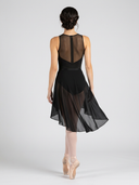Outfit Danza in Offerta | Completo 2 Pezzi: Body e Gonna Asimmetrica