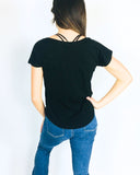 T-shirt Danza Donna Nera “Don’t Stop Dancing”