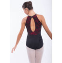 BODY CON INSERTO PIZZO E SCOLLO A GOCCIA