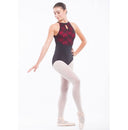BODY CON INSERTO PIZZO E SCOLLO A GOCCIA