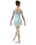 BODY DANZA BAMBINA SANSHA PRIMAVERA CON GONNELLINO INTEGRATO E TULLE