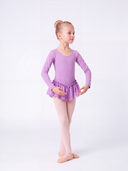 Body Danza Classica Bambina Manica Lunga con Gonnellino | Abbigliamento Danza