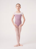 BODY DA DANZA CLASSICA BAMBINA CON PIZZO BIANCO