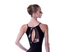 Body Danza F.R. Duval Rabia Nero con Stampa Floreale