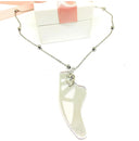 Collana lunga con ciondolo scarpetta da punta
