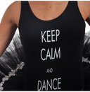 Canotta danza  “Keep Calm and Dance”