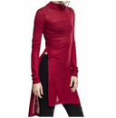 Maglia lunga con spacchi