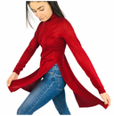 Maglia lunga con spacchi