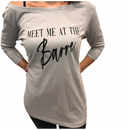 Maglia Danza Donna “Meet Me at the Barre”  – Dancewear Elegante