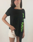 100% DANZA MAGLIA LUNGA ASIMMETRICA