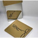 Specchietto Tascabile Danza con Custodia in Ecopelle – Design Ballerina