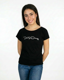 T-shirt Danza Donna Nera “Don’t Stop Dancing”
