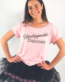 T-shirt flash dance "Unstoppable dancer"